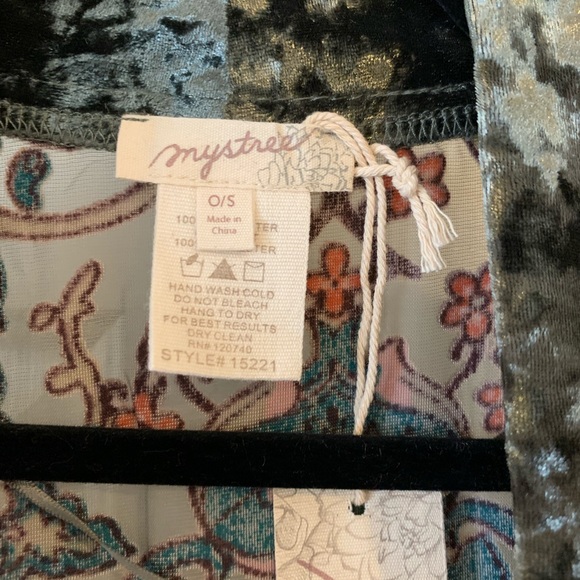 NEW Stunning Olive Green/Multi Kimono Cardigan - Picture 10 of 11